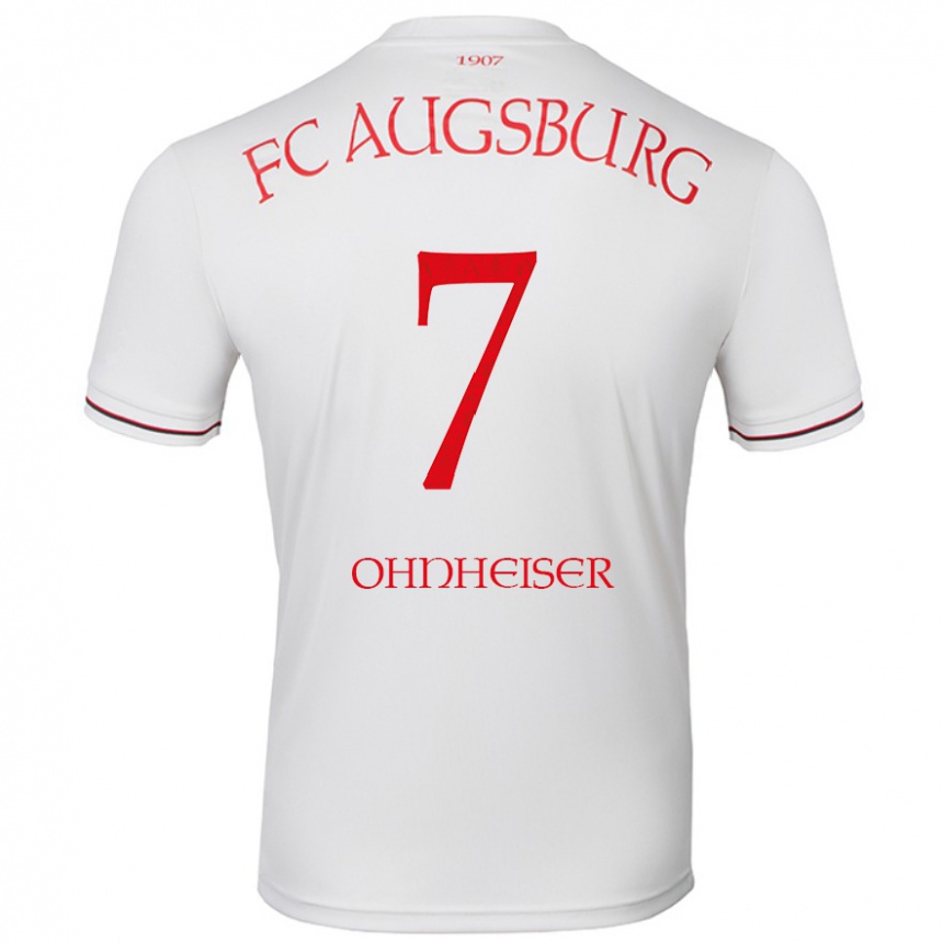 Hombre Fútbol Camiseta Nico Ohnheiser #7 Blanco 1ª Equipación 2024/25 México