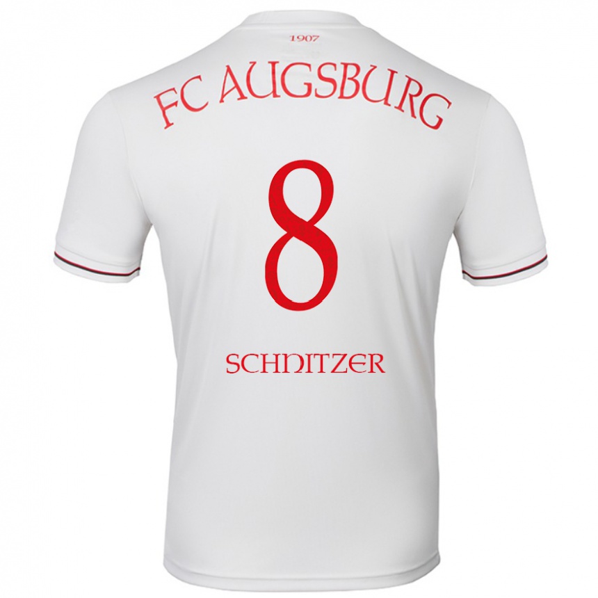 Hombre Fútbol Camiseta Tim Schnitzer #8 Blanco 1ª Equipación 2024/25 México