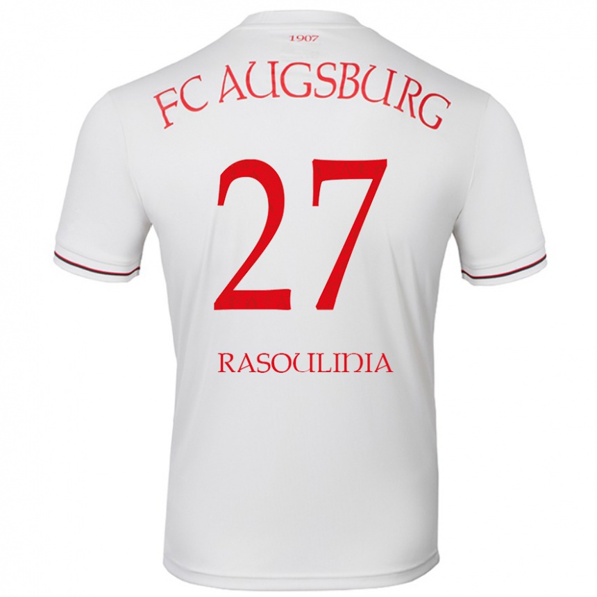 Hombre Fútbol Camiseta Nick Rasoulinia #27 Blanco 1ª Equipación 2024/25 México