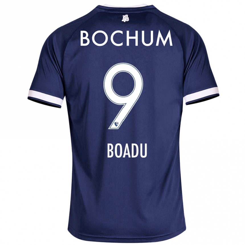 Hombre Fútbol Camiseta Myron Boadu #9 Azul Oscuro 1ª Equipación 2024/25 México