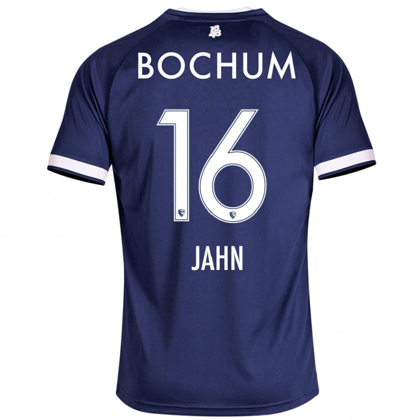 Hombre Fútbol Camiseta Niklas Jahn #16 Azul Oscuro 1ª Equipación 2024/25 México