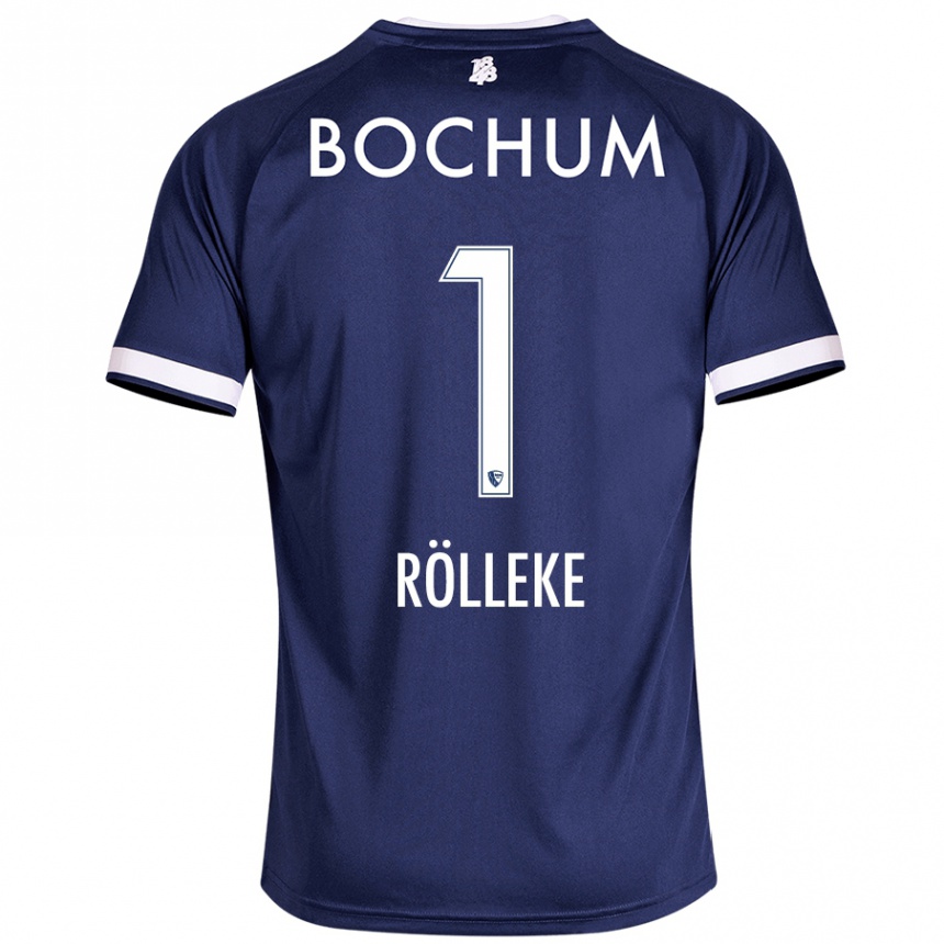 Hombre Fútbol Camiseta Hugo Rölleke #1 Azul Oscuro 1ª Equipación 2024/25 México