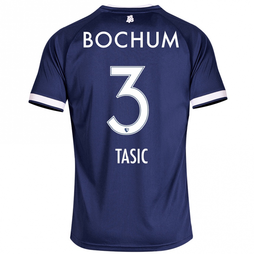 Hombre Fútbol Camiseta Stevan Tasic #3 Azul Oscuro 1ª Equipación 2024/25 México