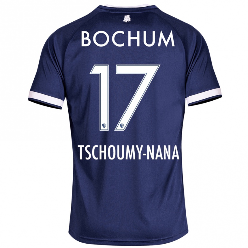 Hombre Fútbol Camiseta Daryl Tschoumy-Nana #17 Azul Oscuro 1ª Equipación 2024/25 México