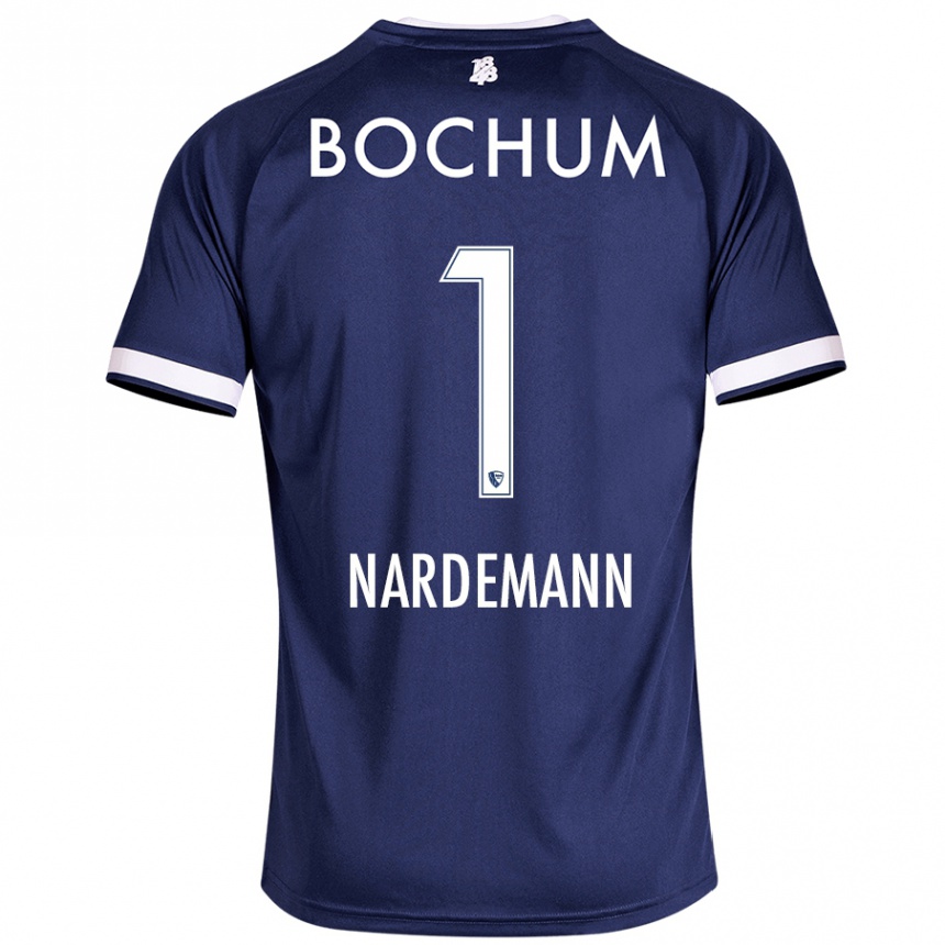 Hombre Fútbol Camiseta Kari Närdemann #1 Azul Oscuro 1ª Equipación 2024/25 México