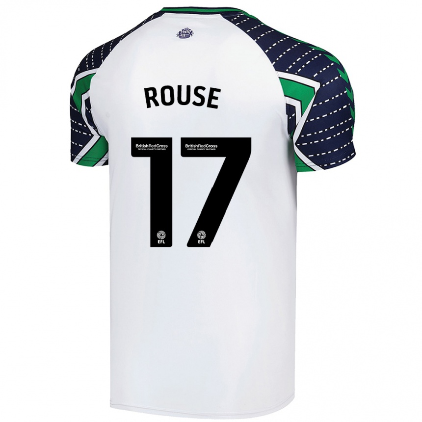 Hombre Fútbol Camiseta Mollie Rouse #17 Blanco 2ª Equipación 2024/25 México