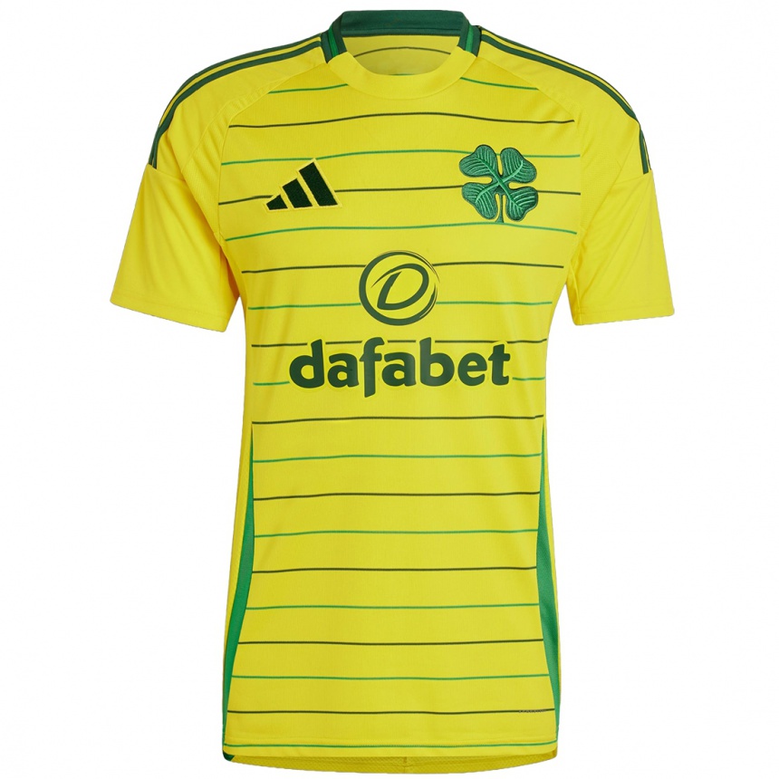 Hombre Fútbol Camiseta Conor Daly #0 Amarillo 2ª Equipación 2024/25 México