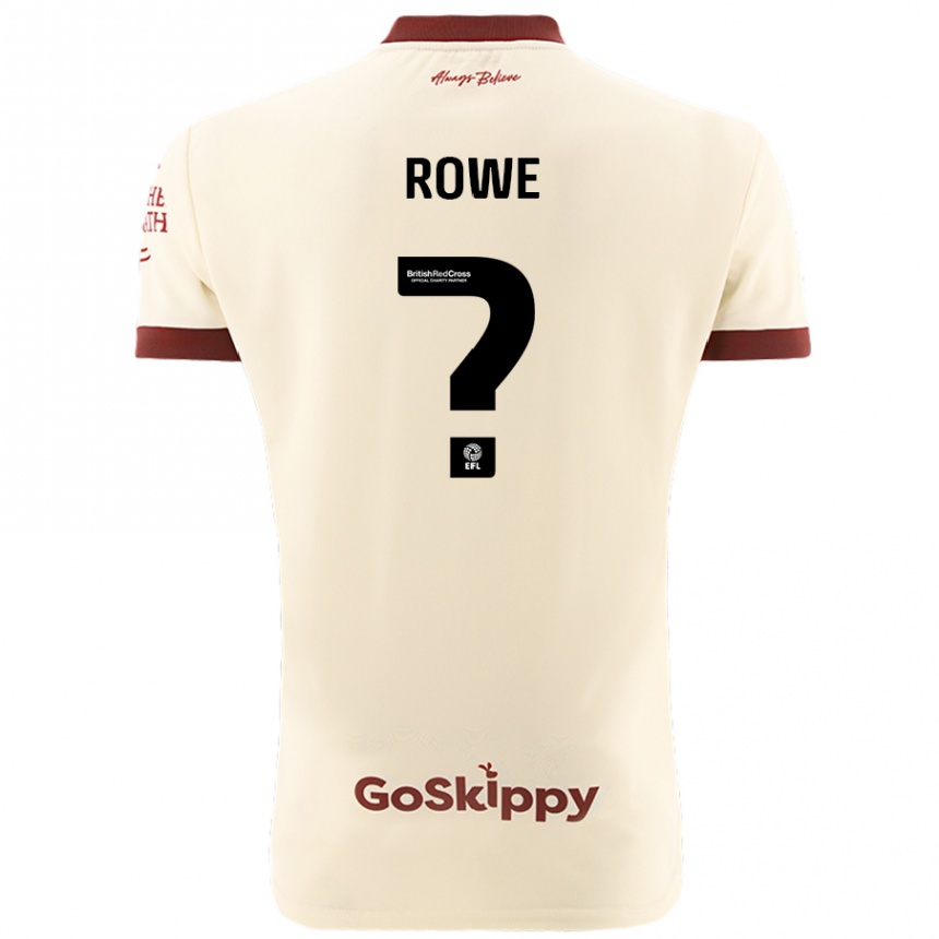 Hombre Fútbol Camiseta Romani Rowe #0 Crema Blanco 2ª Equipación 2024/25 México