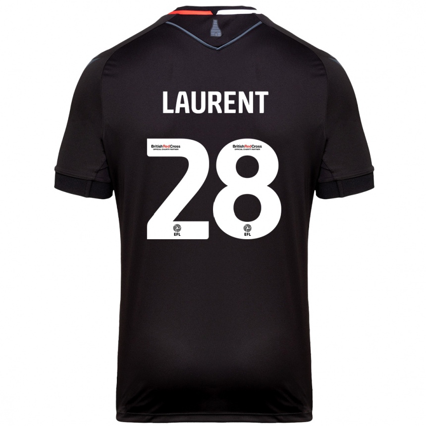 Hombre Fútbol Camiseta Josh Laurent #28 Negro 2ª Equipación 2024/25 México