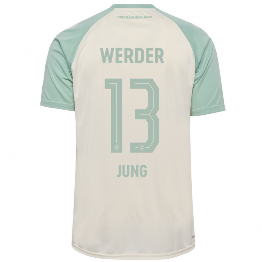 Hombre Fútbol Camiseta Seong-Hyeon Jung #13 Blanquecino Verde Claro 2ª Equipación 2024/25 México