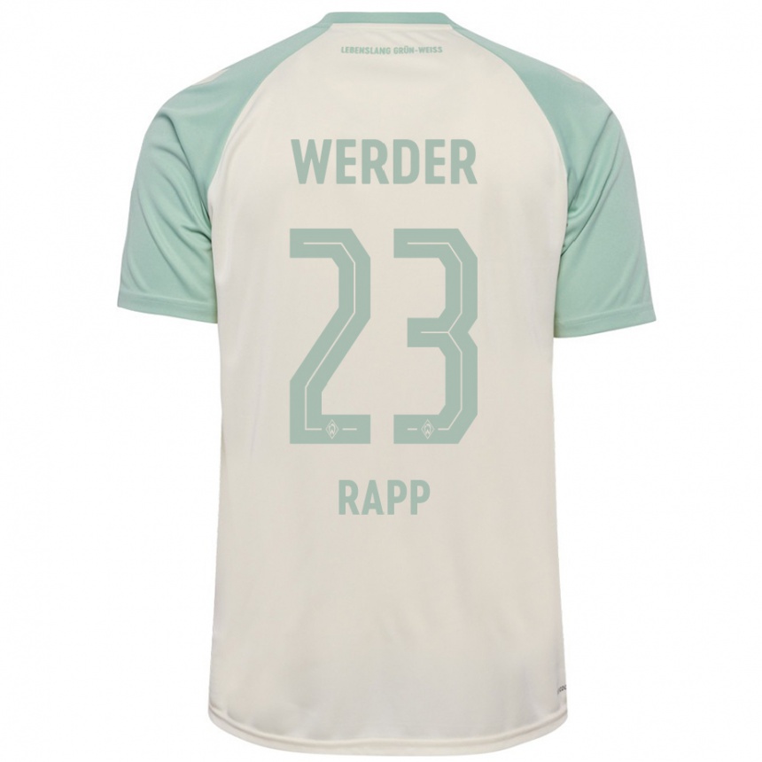 Hombre Fútbol Camiseta Nicolai Rapp #23 Blanquecino Verde Claro 2ª Equipación 2024/25 México