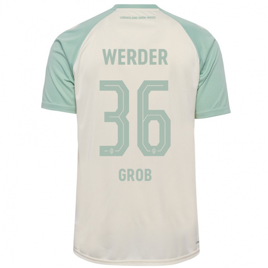 Hombre Fútbol Camiseta Christian Groß #36 Blanquecino Verde Claro 2ª Equipación 2024/25 México