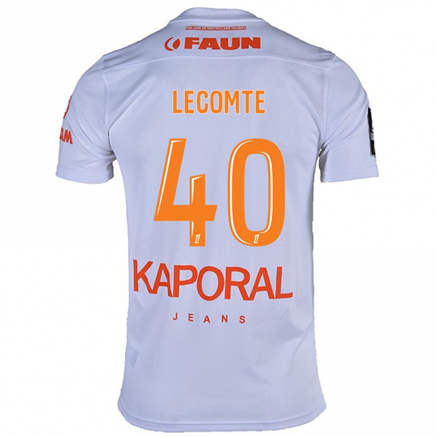 Hombre Fútbol Camiseta Benjamin Lecomte #40 Blanco 2ª Equipación 2024/25 México