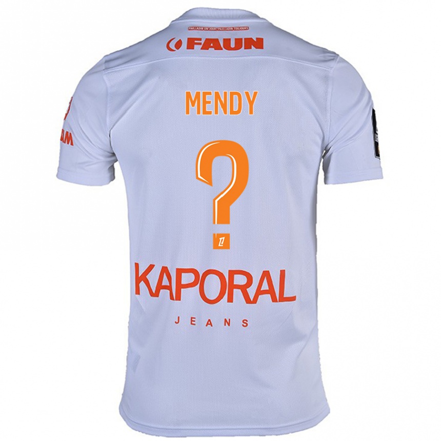 Hombre Fútbol Camiseta Kélyan Mendy #0 Blanco 2ª Equipación 2024/25 México