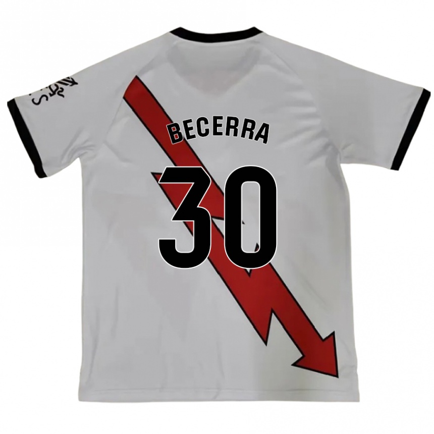 Hombre Fútbol Camiseta Samuel Becerra #30 Rojo 2ª Equipación 2024/25 México