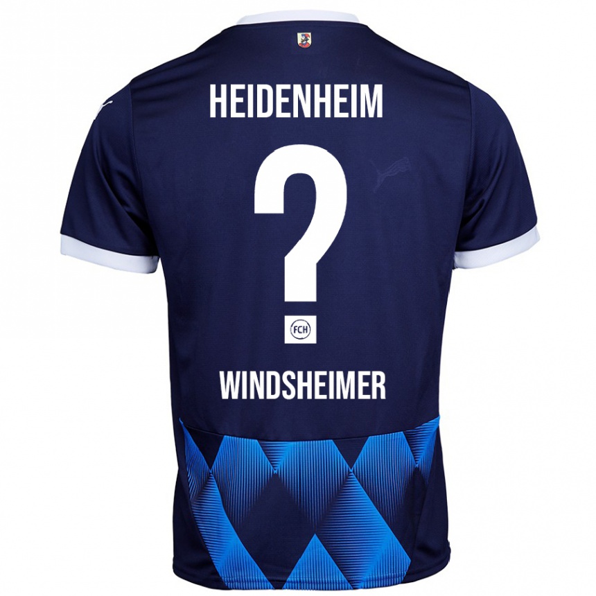 Hombre Fútbol Camiseta Tim Windsheimer #0 Azul Marino Oscuro 2ª Equipación 2024/25 México