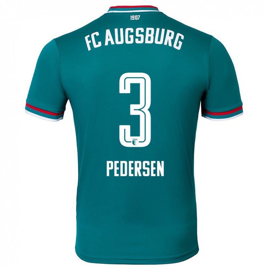 Hombre Fútbol Camiseta Mads Pedersen #3 Verde Oscuro 2ª Equipación 2024/25 México