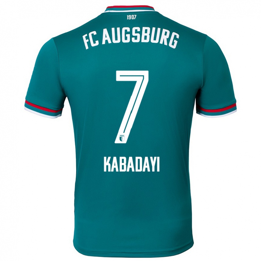 Hombre Fútbol Camiseta Yusuf Kabadayi #7 Verde Oscuro 2ª Equipación 2024/25 México