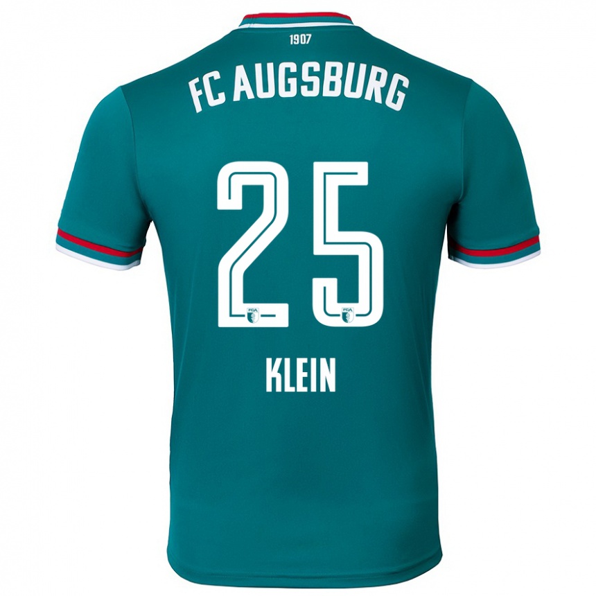 Hombre Fútbol Camiseta Daniel Klein #25 Verde Oscuro 2ª Equipación 2024/25 México