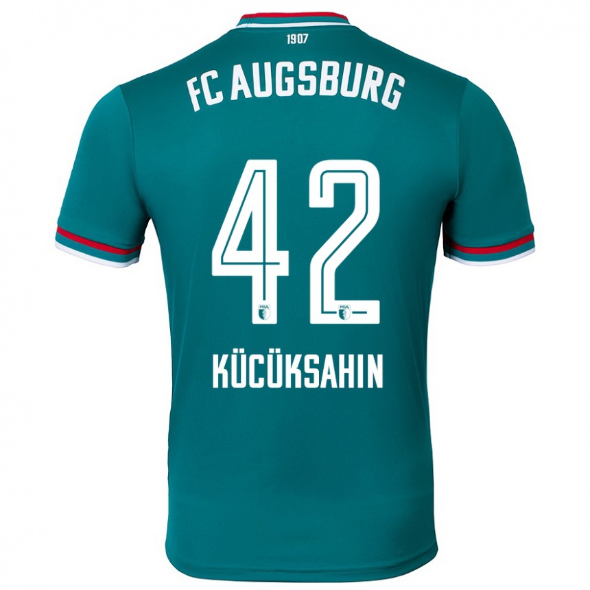 Hombre Fútbol Camiseta Mahmut Kücüksahin #42 Verde Oscuro 2ª Equipación 2024/25 México