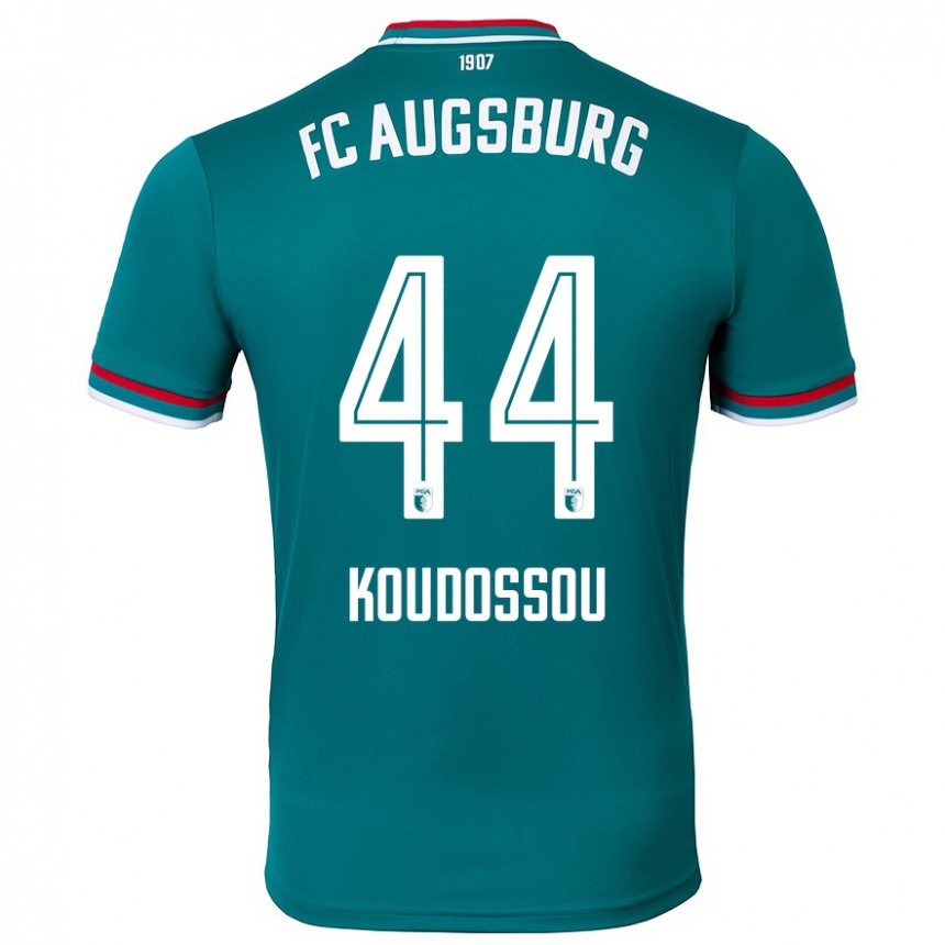 Hombre Fútbol Camiseta Henri Koudossou #44 Verde Oscuro 2ª Equipación 2024/25 México