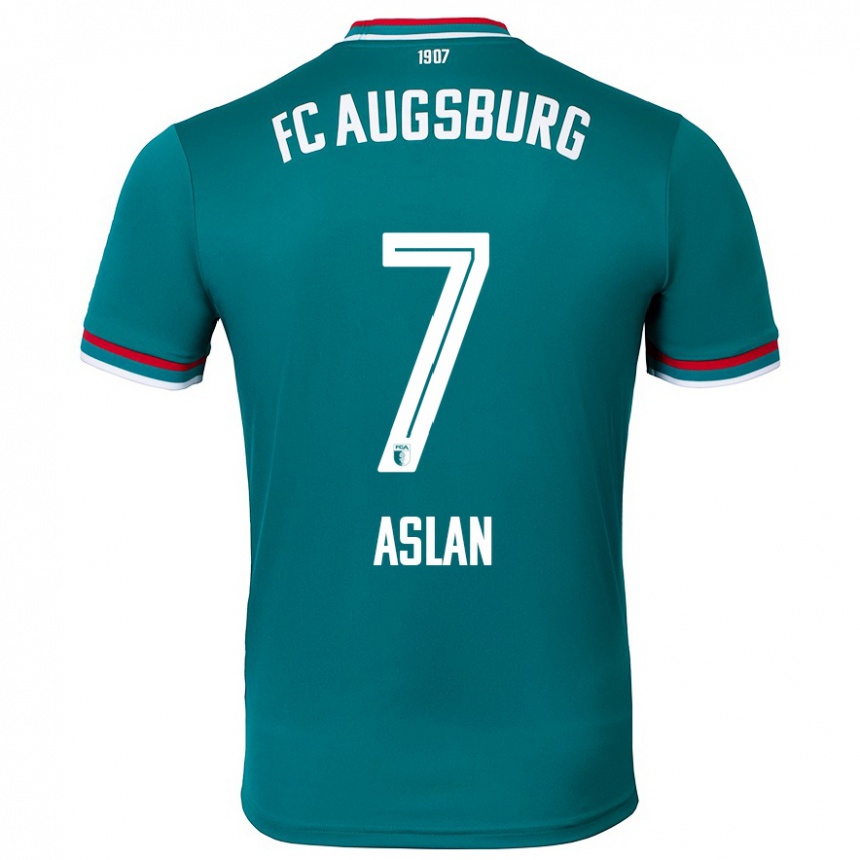 Hombre Fútbol Camiseta Berkay Aslan #7 Verde Oscuro 2ª Equipación 2024/25 México