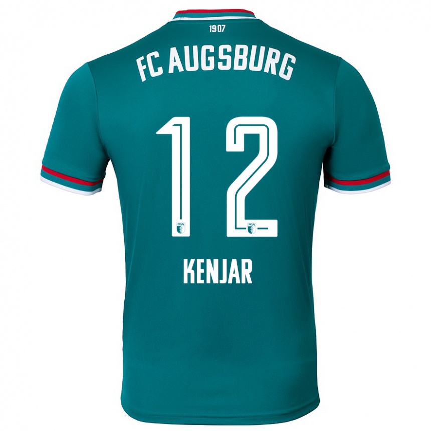 Hombre Fútbol Camiseta Alen Kenjar #12 Verde Oscuro 2ª Equipación 2024/25 México