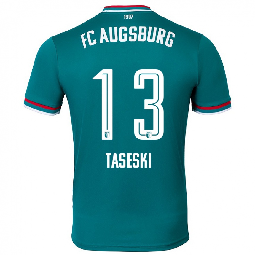 Hombre Fútbol Camiseta Kristijan Taseski #13 Verde Oscuro 2ª Equipación 2024/25 México