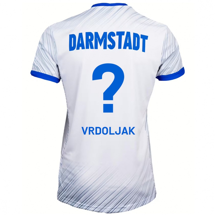 Hombre Fútbol Camiseta Tomislav Vrdoljak #0 Blanco Azul 2ª Equipación 2024/25 México