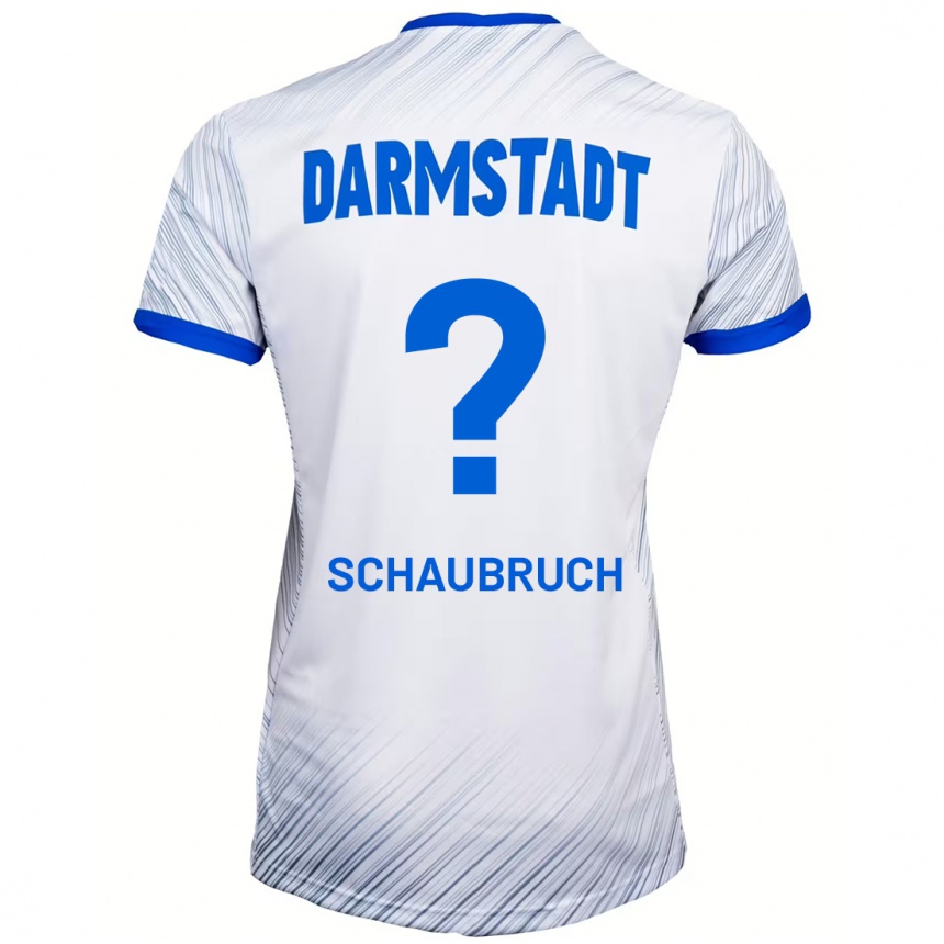 Hombre Fútbol Camiseta Julian Schaubruch #0 Blanco Azul 2ª Equipación 2024/25 México