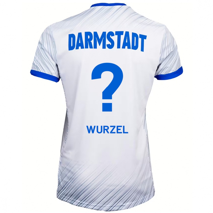 Hombre Fútbol Camiseta Elias Wurzel #0 Blanco Azul 2ª Equipación 2024/25 México