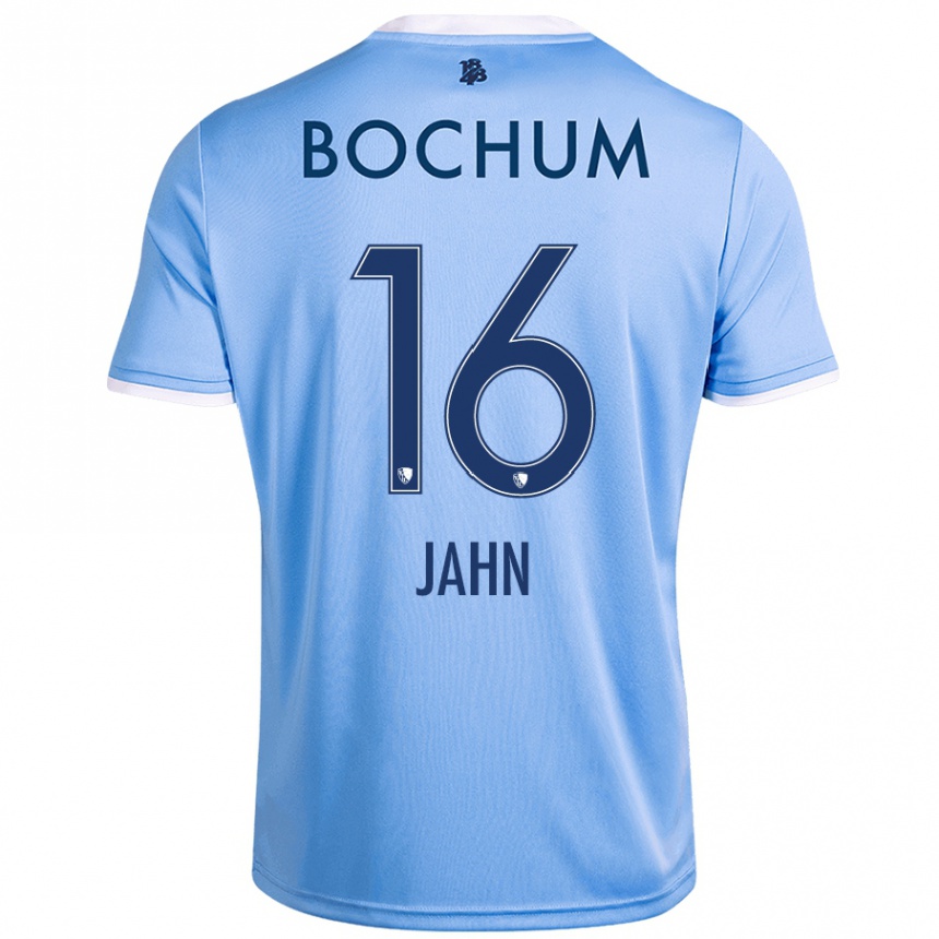 Hombre Fútbol Camiseta Niklas Jahn #16 Azul Cielo 2ª Equipación 2024/25 México