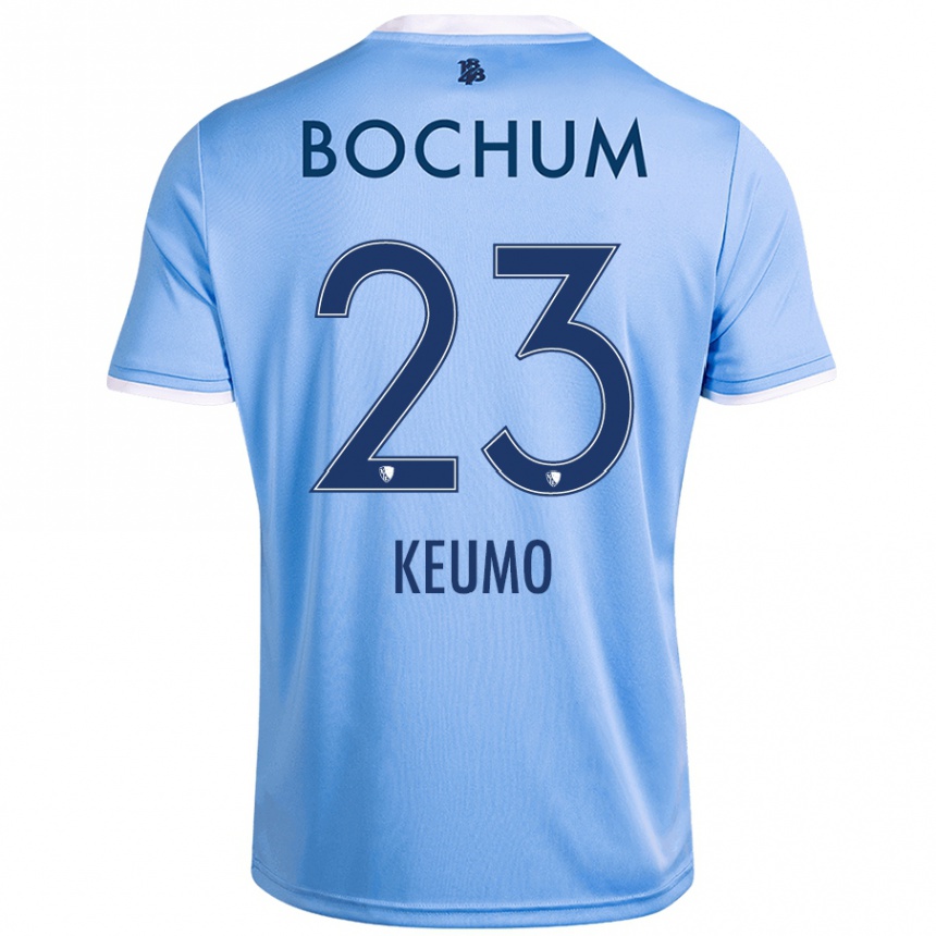 Hombre Fútbol Camiseta Owono-Darnell Keumo #23 Azul Cielo 2ª Equipación 2024/25 México