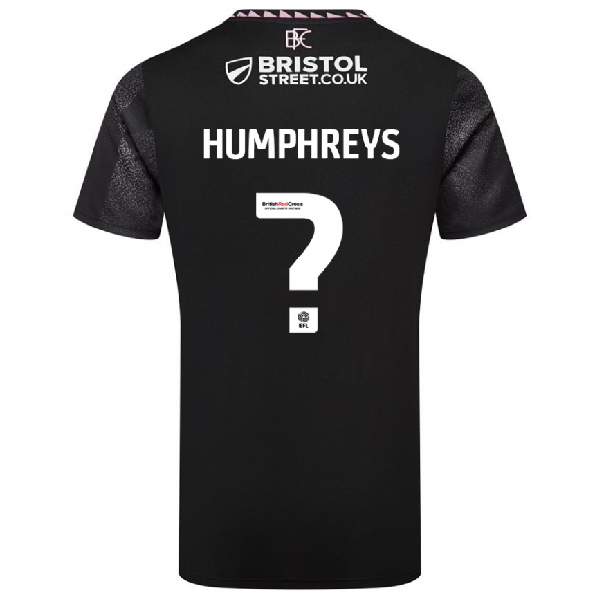 Hombre Fútbol Camiseta Bashir Humphreys #0 Negro 2ª Equipación 2024/25 México