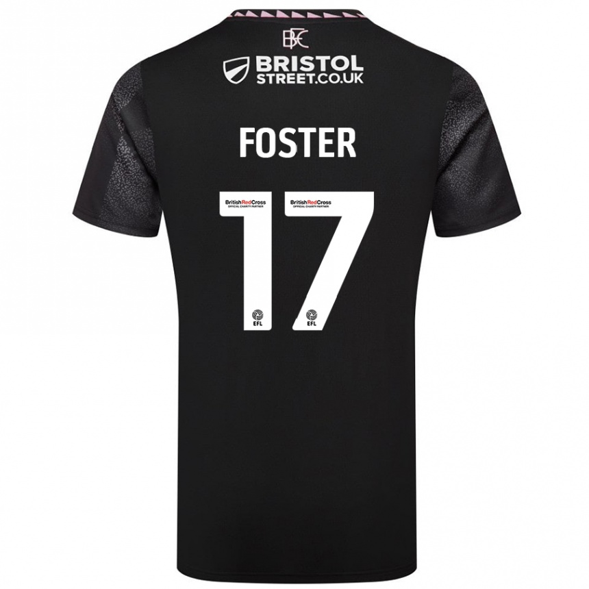 Hombre Fútbol Camiseta Lyle Foster #17 Negro 2ª Equipación 2024/25 México