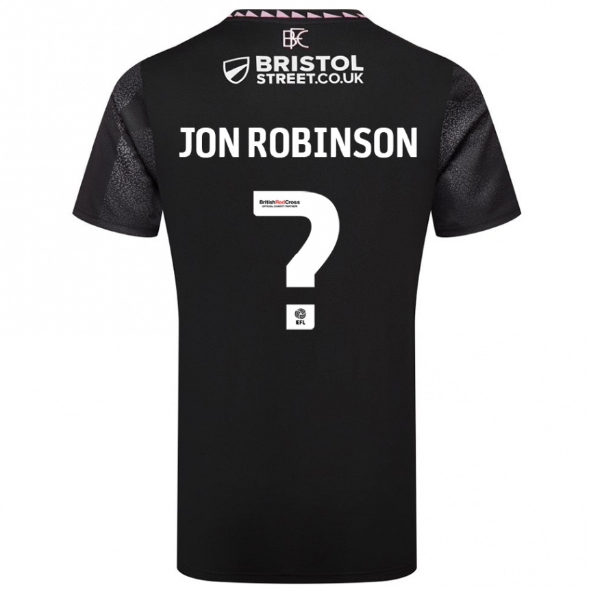 Hombre Fútbol Camiseta Jon Ander Vilar Robinson #0 Negro 2ª Equipación 2024/25 México