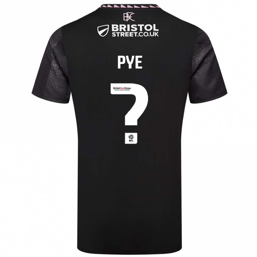 Hombre Fútbol Camiseta Logan Pye #0 Negro 2ª Equipación 2024/25 México