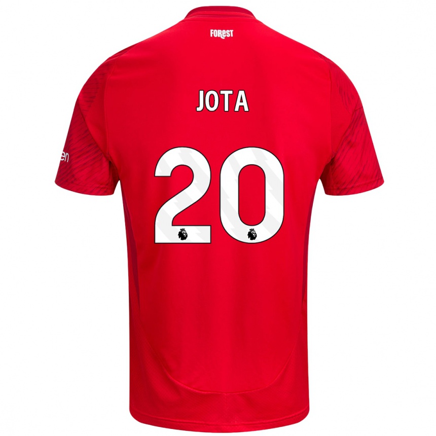 Mujer Fútbol Camiseta Jota Silva #20 Rojo Blanco 1ª Equipación 2024/25 México