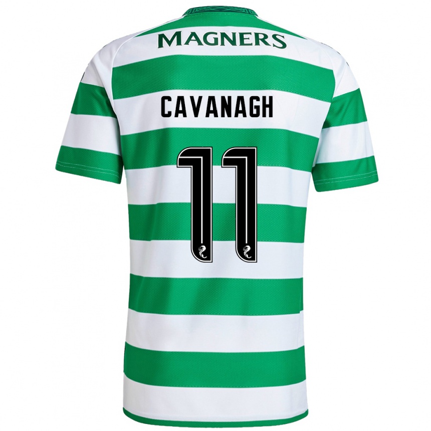 Mujer Fútbol Camiseta Colette Cavanagh #11 Verde Blanco 1ª Equipación 2024/25 México