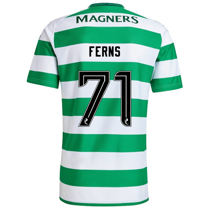 Mujer Fútbol Camiseta Abbie Ferns #71 Verde Blanco 1ª Equipación 2024/25 México