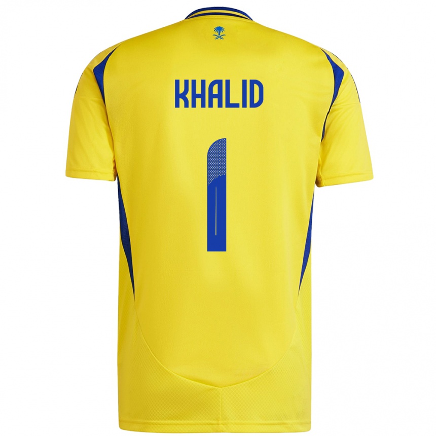 Mujer Fútbol Camiseta Sara Khalid #1 Amarillo Azul 1ª Equipación 2024/25 México