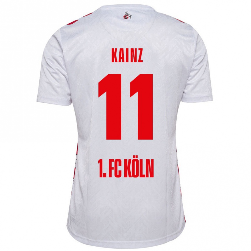 Mujer Fútbol Camiseta Florian Kainz #11 Blanco Rojo 1ª Equipación 2024/25 México