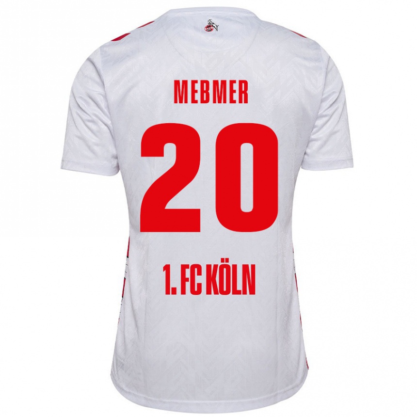 Mujer Fútbol Camiseta Meike Meßmer #20 Blanco Rojo 1ª Equipación 2024/25 México