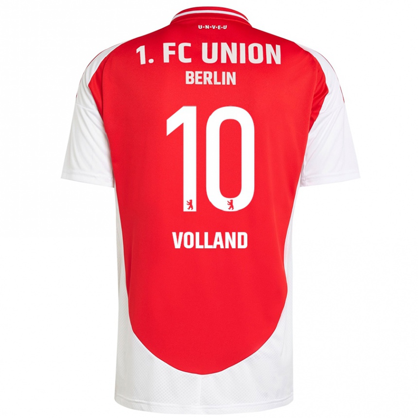 Mujer Fútbol Camiseta Kevin Volland #10 Rojo Blanco 1ª Equipación 2024/25 México