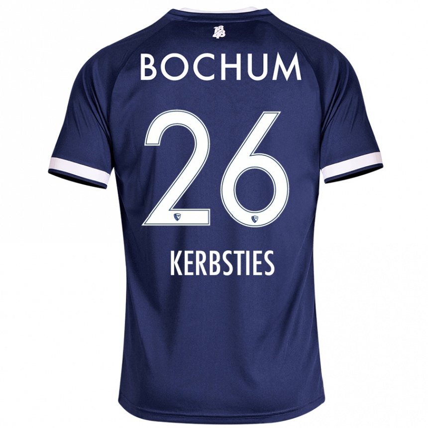 Mujer Fútbol Camiseta Keanu Kerbsties #26 Azul Oscuro 1ª Equipación 2024/25 México