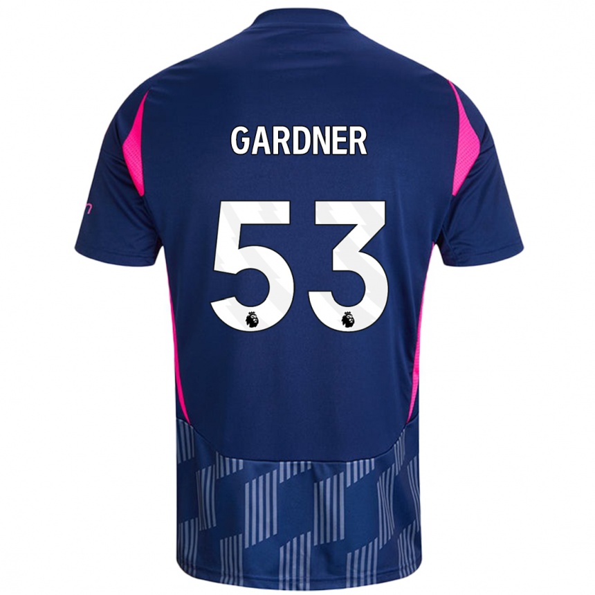 Mujer Fútbol Camiseta Joe Gardner #53 Azul Real Rosa 2ª Equipación 2024/25 México