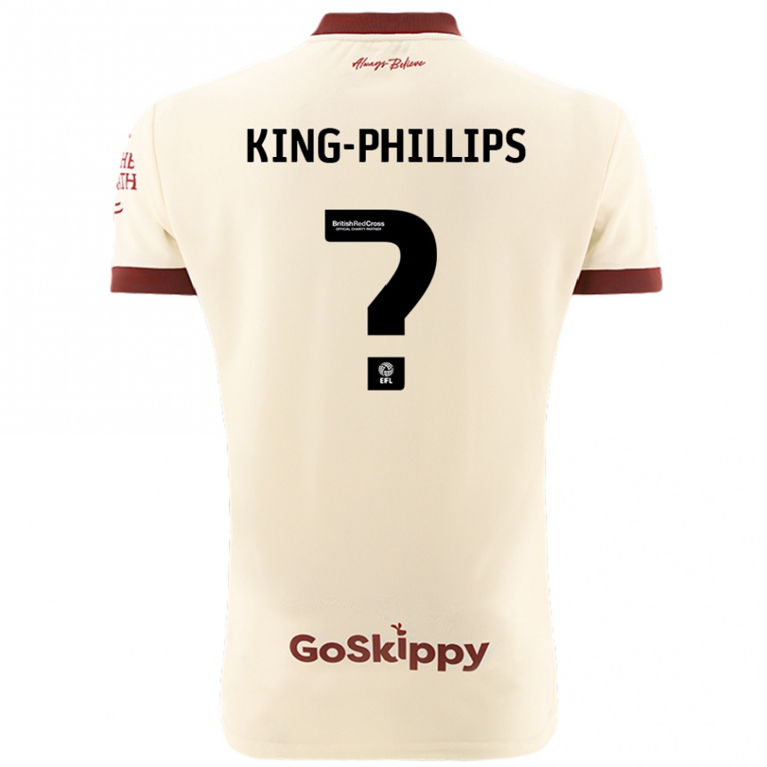 Mujer Fútbol Camiseta Zac King-Phillips #0 Crema Blanco 2ª Equipación 2024/25 México