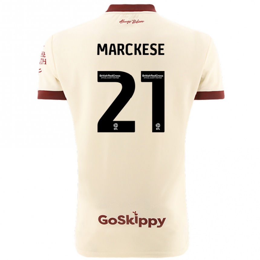 Mujer Fútbol Camiseta Kaylan Marckese #21 Crema Blanco 2ª Equipación 2024/25 México