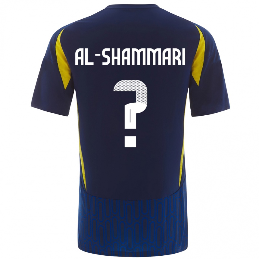 Mujer Fútbol Camiseta Mansour Al-Shammari #0 Azul Amarillo 2ª Equipación 2024/25 México