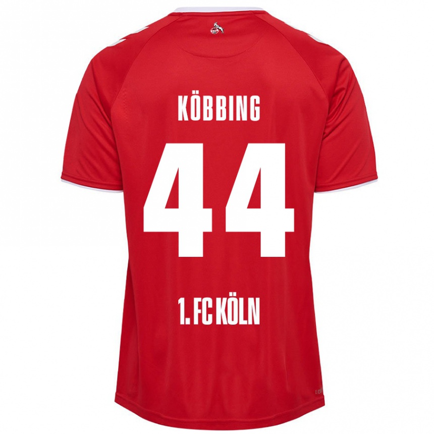 Mujer Fútbol Camiseta Matthias Köbbing #44 Rojo Blanco 2ª Equipación 2024/25 México